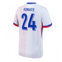 Camiseta Francia Ibrahima Konate #24 Visitante Equipación Eurocopa 2024 manga corta